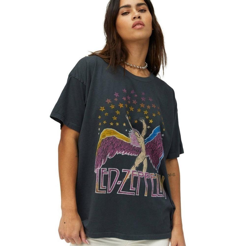 Led Zeppelin Swan Song Classic Rock Band Fan Unisex T Shirt